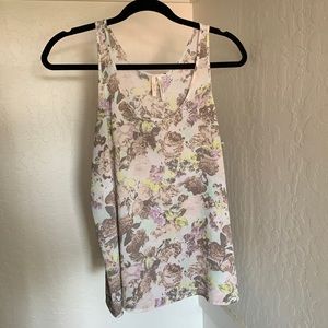 Nordstrom Frenchi floral tank top